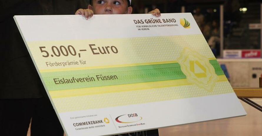 50 mal 5.000 Euro für vorbildliche Talentförderung im Verein gibt es auch 2014 wieder zu gewinnen. Foto: Grünes Band