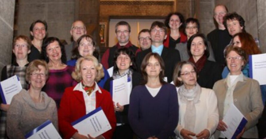 Teilnehmerinnen und Teilnehmer des Kursabschlusses 2011; Foto: Gerlinde Wouters